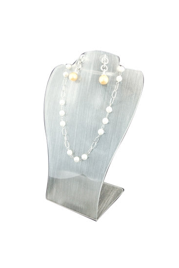 9" Textured Acrylic Single Necklace and Earring Jewelry Display