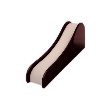 3"H White/Rosewood Bracelet Ramp