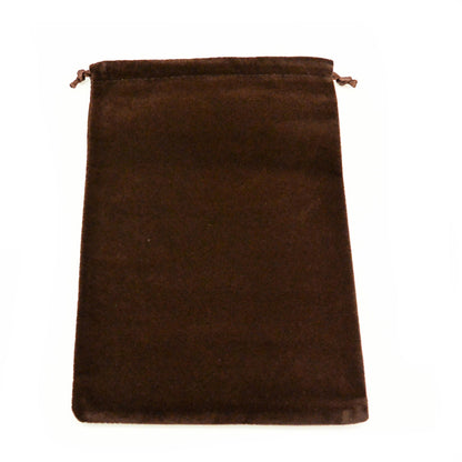 X-Large Brown High Quality Velvet Pouch Bags Party Favors