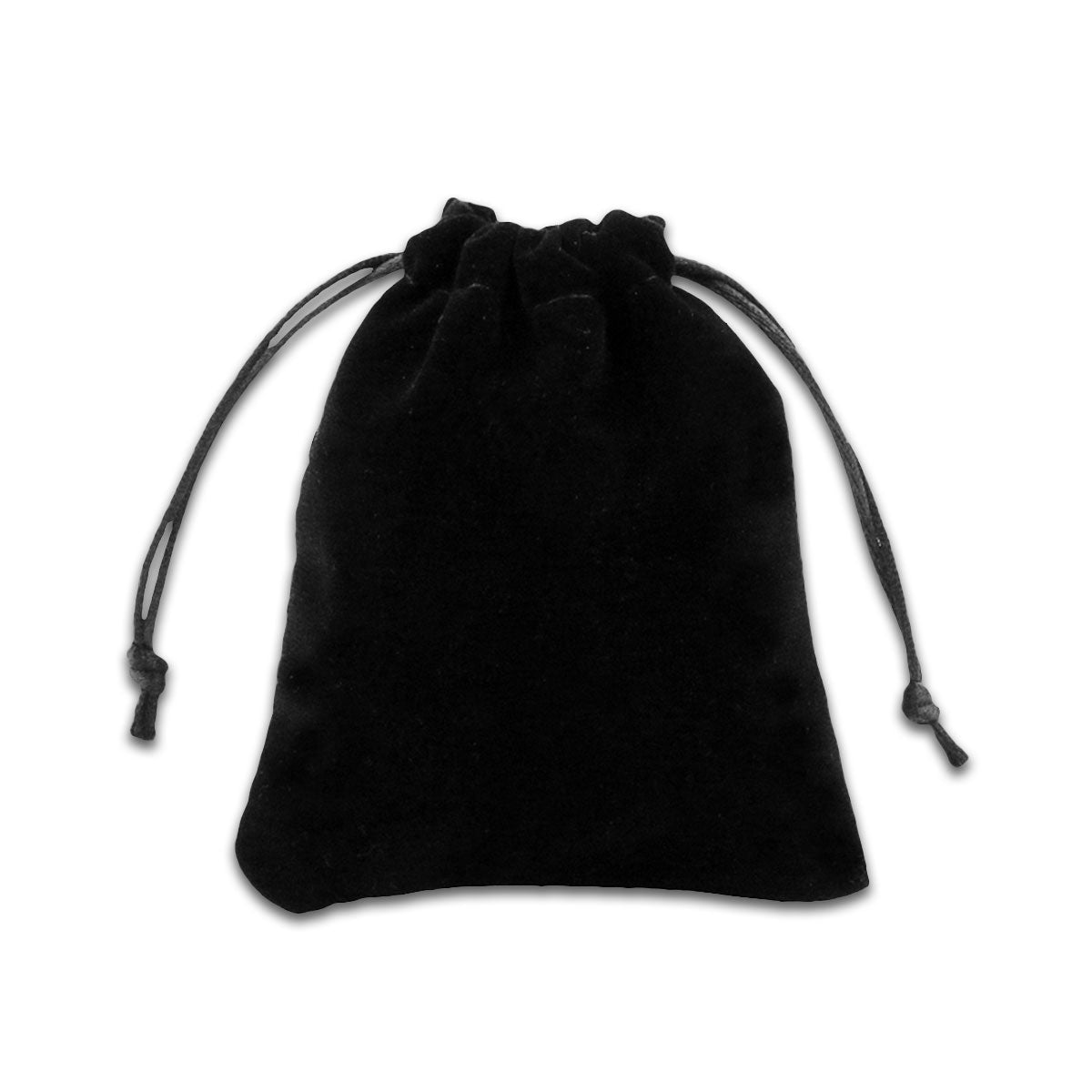 2 x 2 H Black Velvet Drawstring Pouch JPI Display