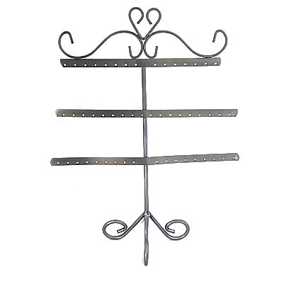 Silver Metal Jewelry Display