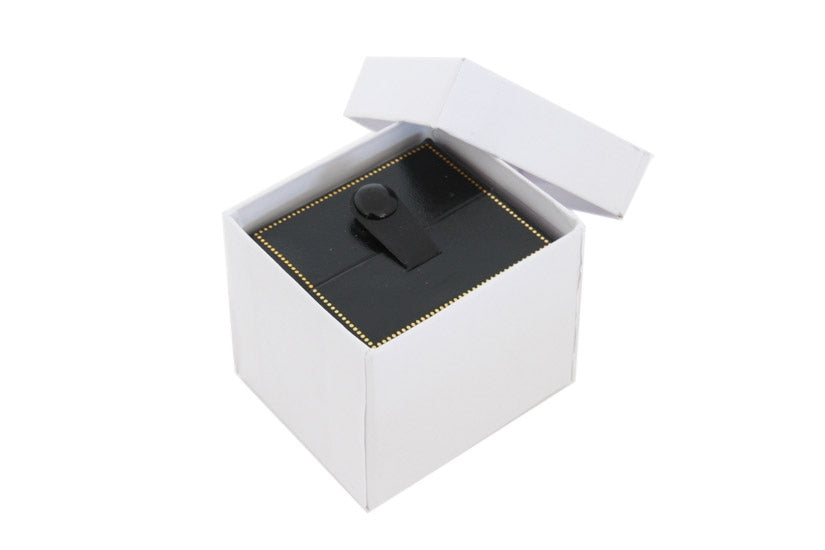 Black Two Door Deluxe Ring Leather with outer box