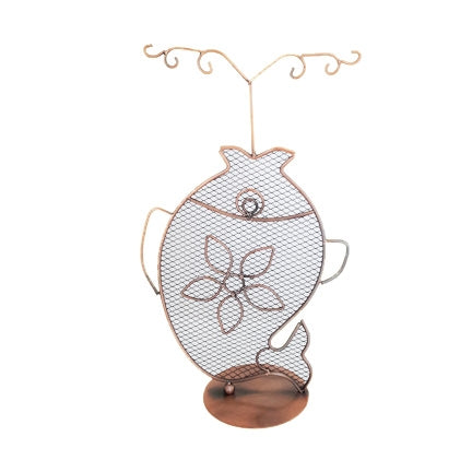 Fish Earring Copper Display