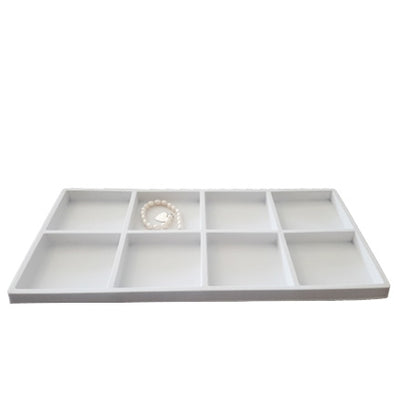 8 Compartments White flocked Tray Insert