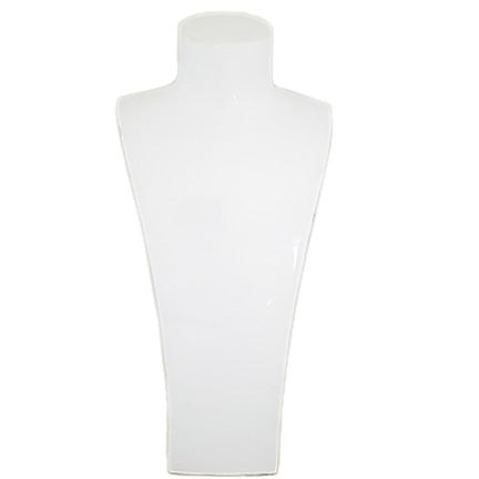 3 Dimensional, Self-Standing White Plaster Necklace Displa