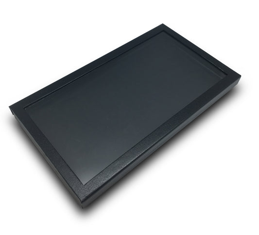 Clear Glass Top Magetic Wooden Tray