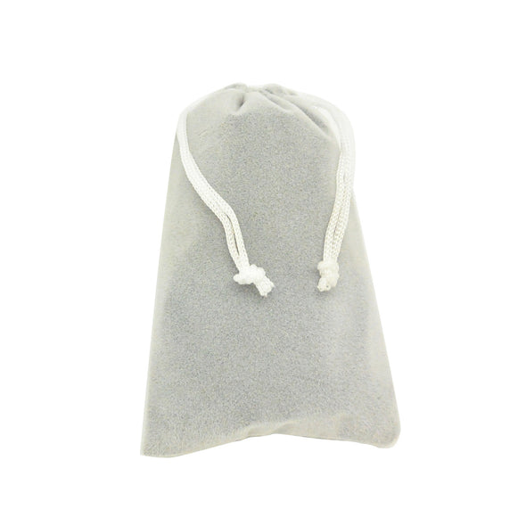 Medium Gray High Quality Velvet Pouch Bags Party Favors
