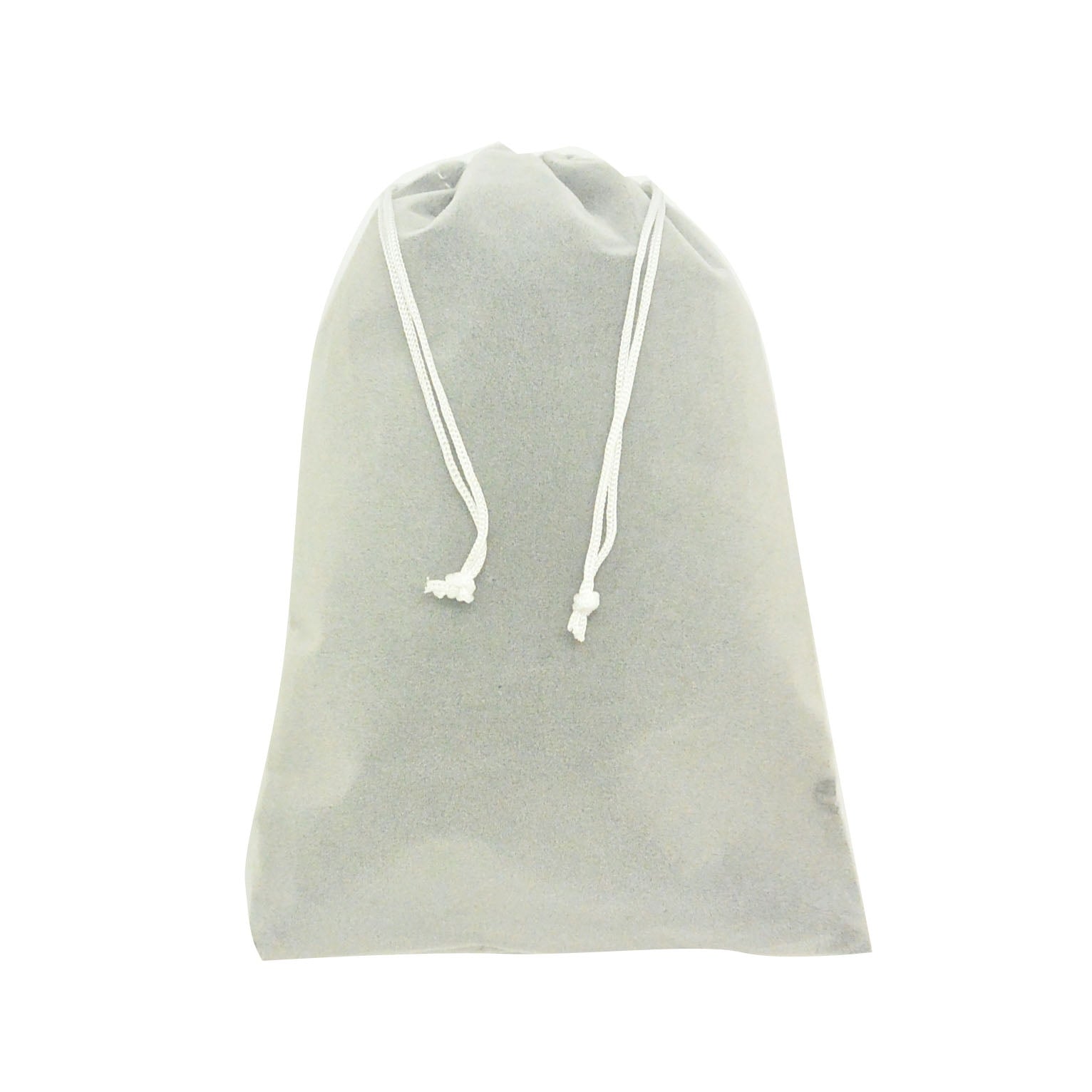 X-Large Gray High Quality Velvet Pouch Bags Party Favors