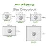 7 1/8" x 5 1/8" x 1 1/8" Silver Cotton Box
