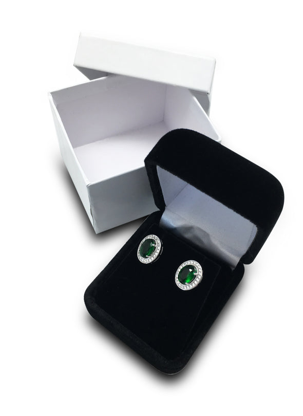 Deluxe Black Earring Jewelry Gift Box