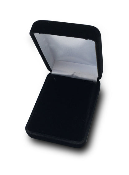 Deluxe Black Velvet Earring Pendant Jewelry Gift Box