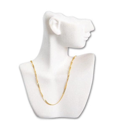 7"H White Necklace Display