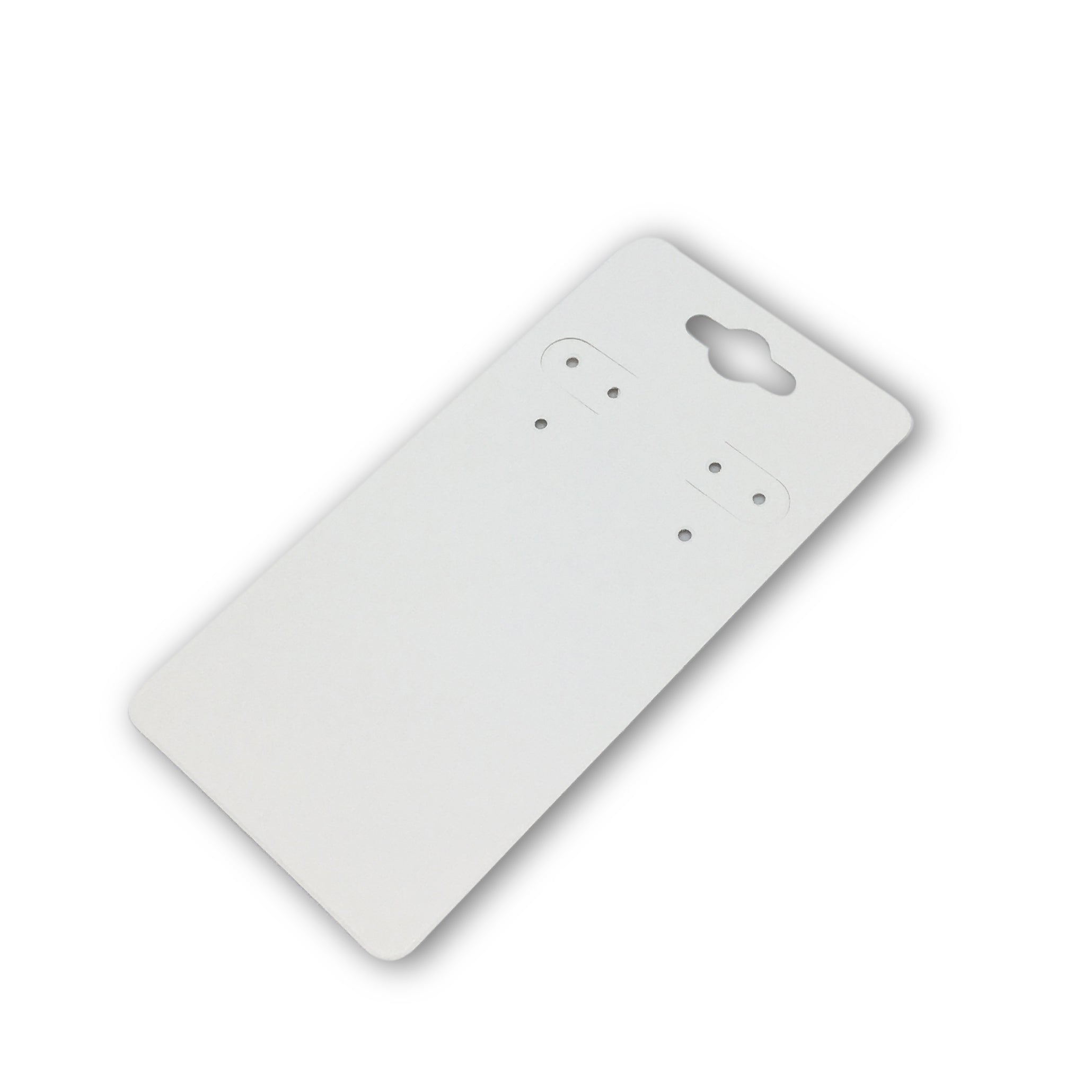  G2PLUS 100PCS White Necklace Display Cards,2.16'' x