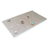 36 Ring Linen Burlap Foam Standard Jewelry Tray Insert