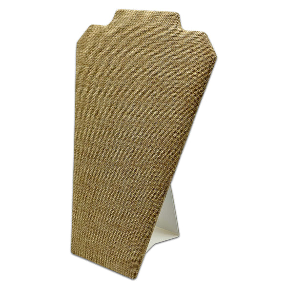 12 1/2" x 8 1/4" Burlap Easel Display Earring and Necklace