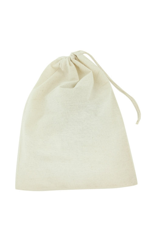 12"Wx16"H Cotton Muslin Drawstring Reusable Bags