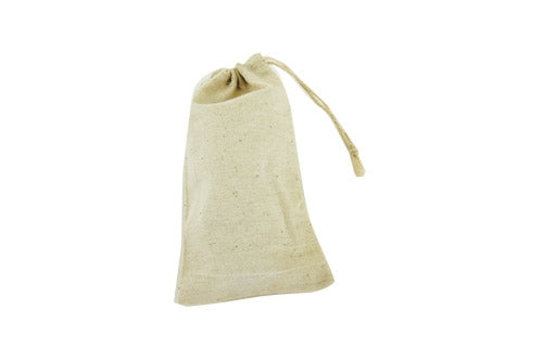 3x5 Cotton Muslin Drawstring Reusable Bags