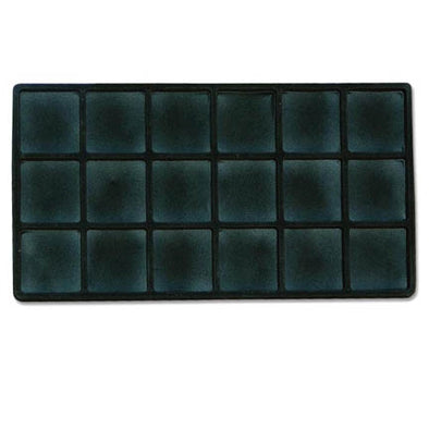 3x6 Black Compartments Tray Insert