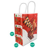 Kraft Paper Christmas Reindeer Sleigh Shopping Gift Bags