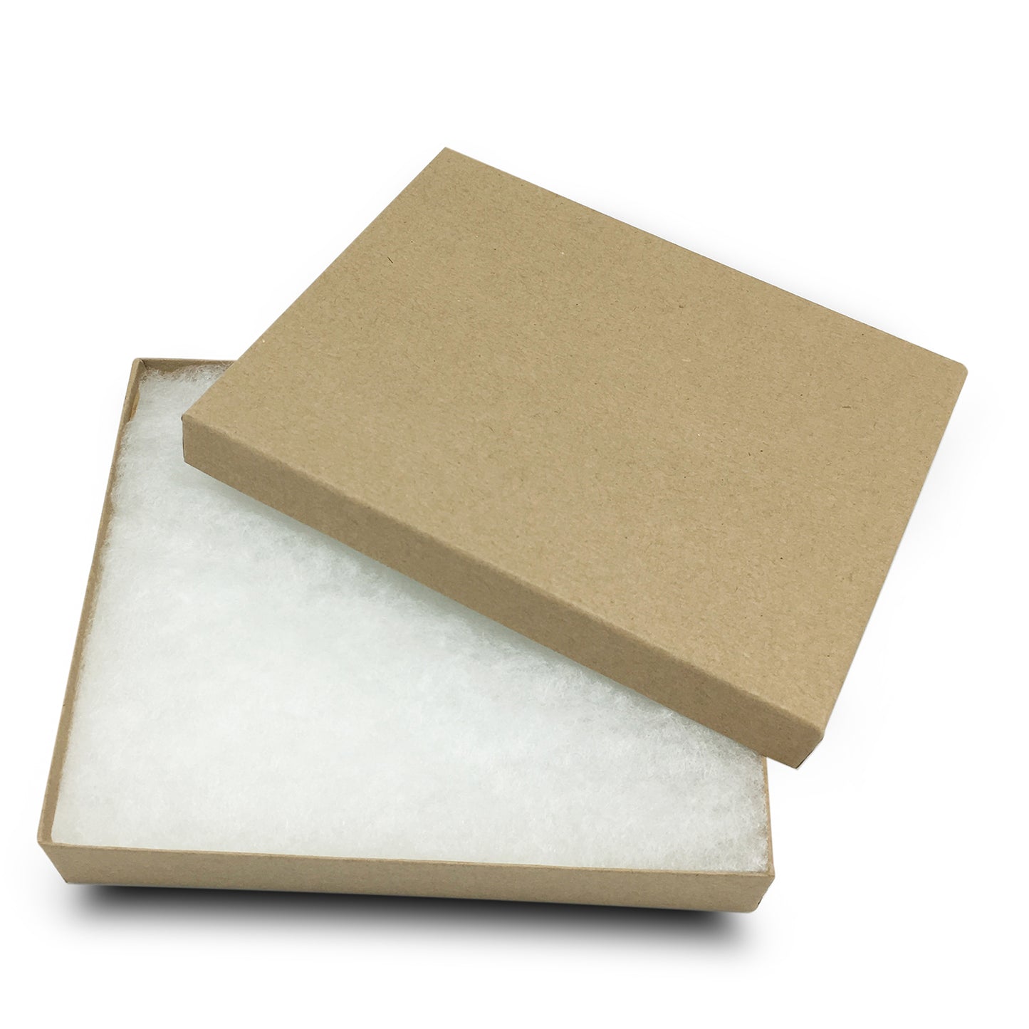 6 1/8" x 5 1/8" Kraft Paper Cotton Filled Box