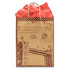 Kraft Paper London Bridge Shopping Merchandise Gift Bags