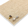 Linen Burlap Foam 144 Ring Standard Jewelry Tray Insert