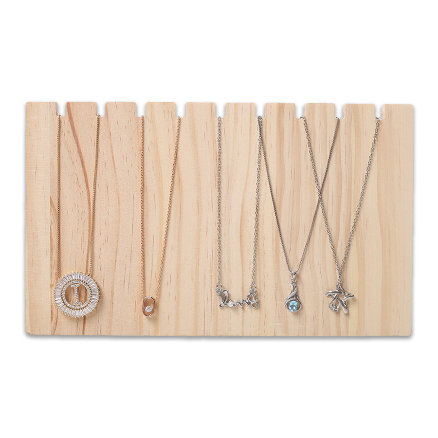Amazon.com: Jerify 4 Pieces Wood Necklace Display Holder Wood Plank Necklace  Jewelry Display Ring Display for Selling Necklace Holder Stand Finger Ring  Display for Jewelry Showcase Storage Home Display : Clothing, Shoes