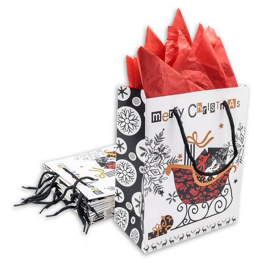 Premium Christmas Sleigh Holiday Gift Bags