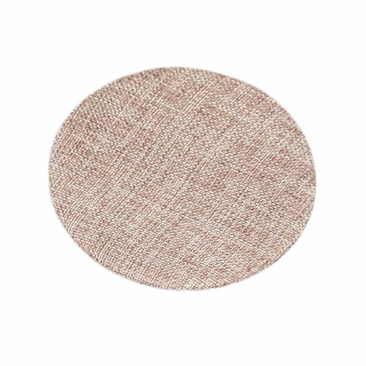 Round Linen Padded Display Pad