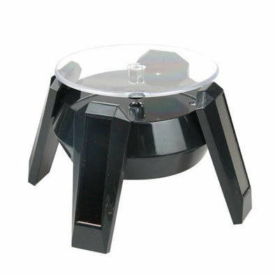 Solar Powered 360 Degree Rotating Turn Table Jewelry Display